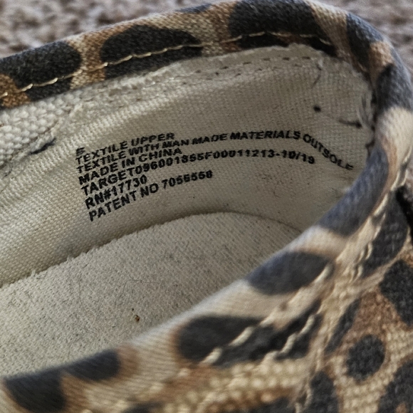 A New Day SZ5 Leopard Print Platform Laceup Shoes - Picture 2 of 8